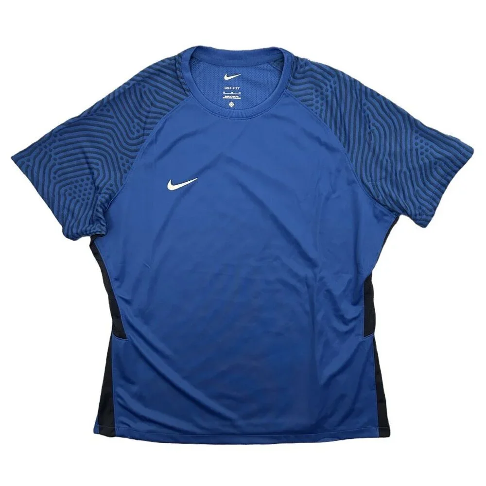 Nike Soccer Jersey Top Short Sleeves Blue Women's Dri-Fit Size XL - NWT$50